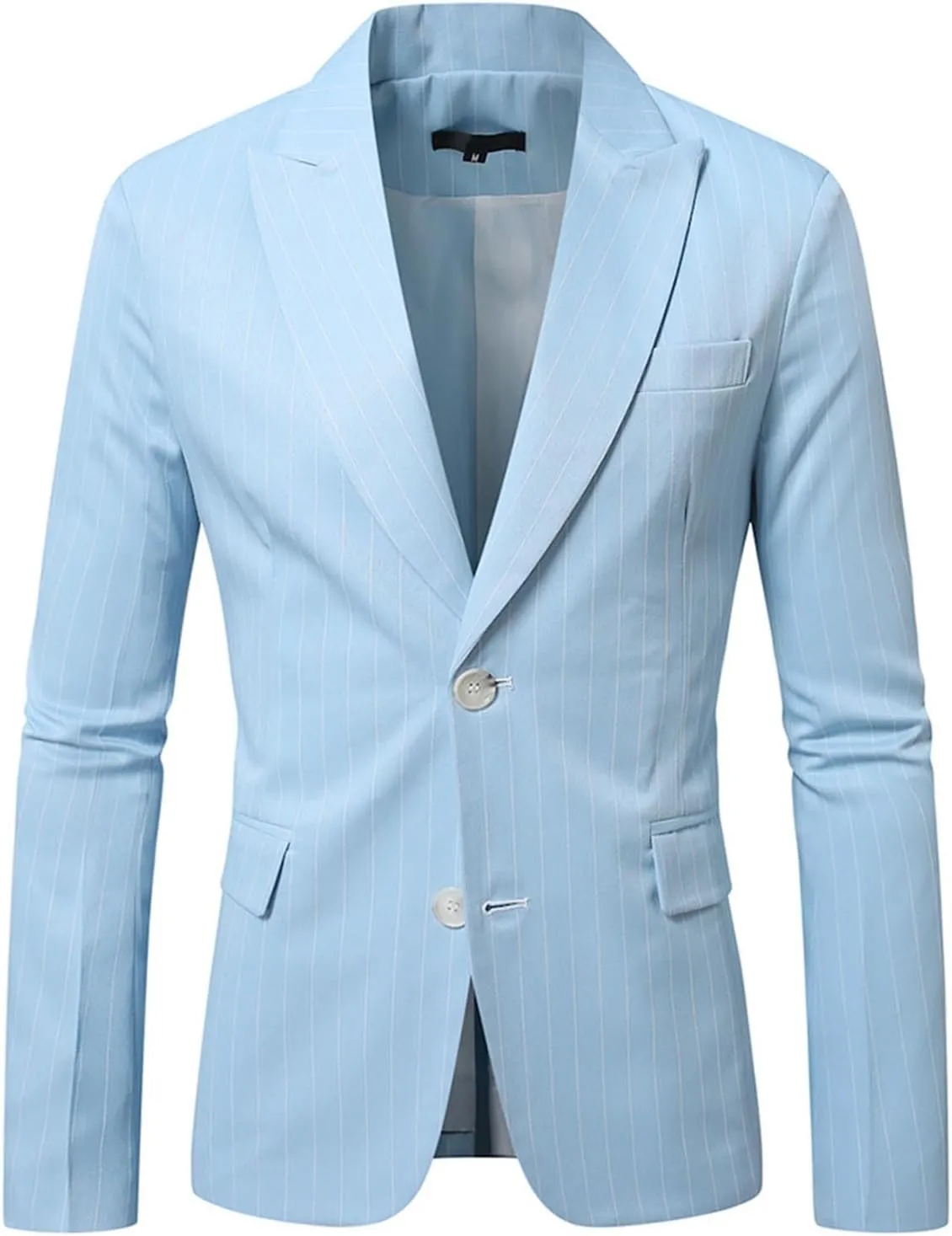 Mens Dressy Blazers Jackets Classic Lapel Slim Fit Business Formal Suit Men Soild Two Button Dinner Blazers Coats