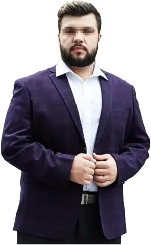 Men's Plaid Blazers Men's Daily Suit Jacket Plus Size Formal Jacket
