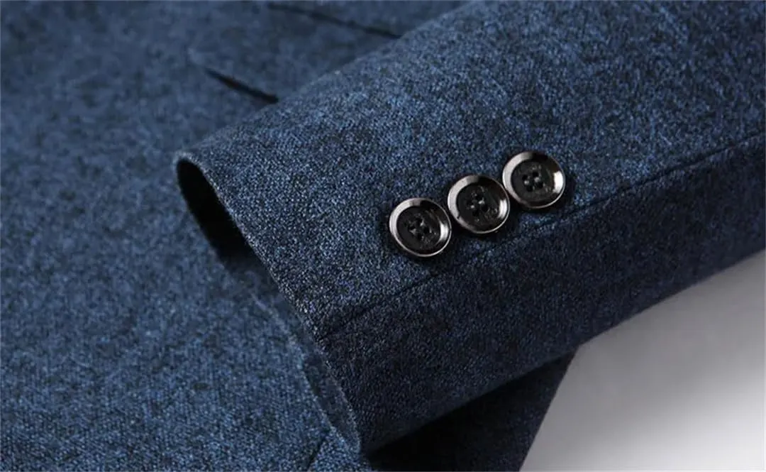 Men's Thin Business Casual Blazers Coats Male Wedding Formal Suit Jackets