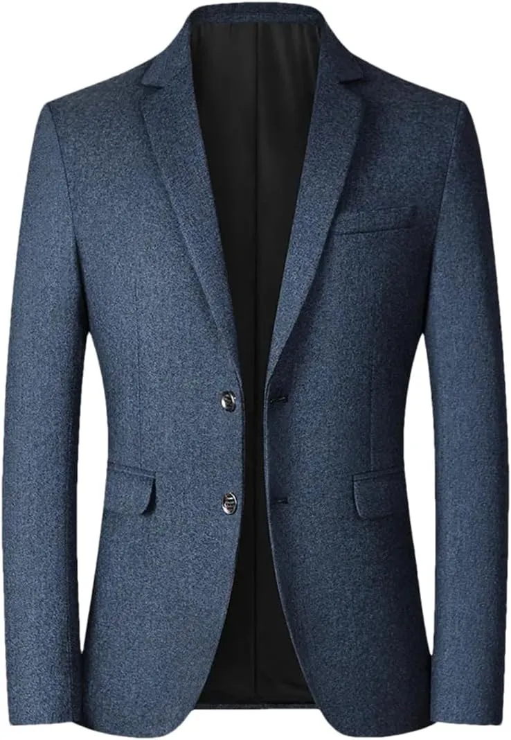 Men's Thin Business Casual Blazers Coats Male Wedding Formal Suit Jackets