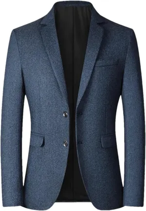 Men's Thin Business Casual Blazers Coats Male Wedding Formal Suit Jackets