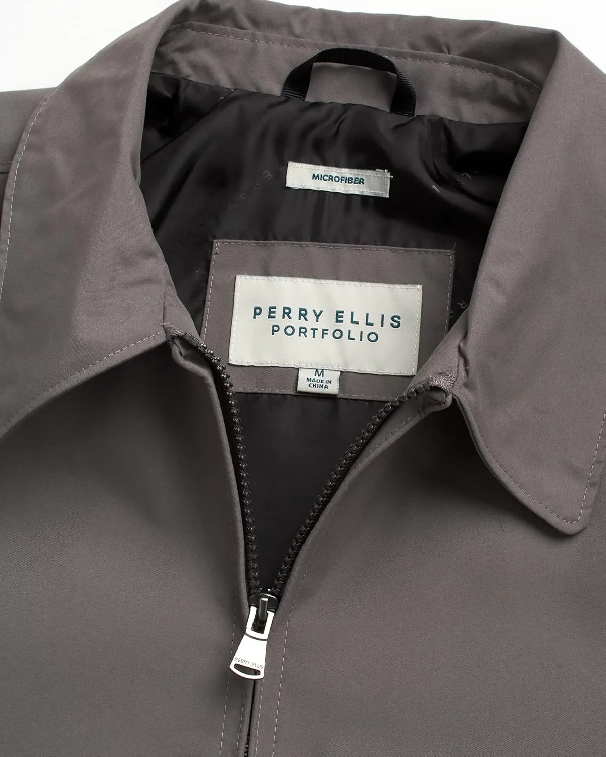 Perry Ellis Golf Jacket  Microfiber Lightweight Jacket Waterproof Full Zip Golf Windbreaker For Men (Sizes S3XL)