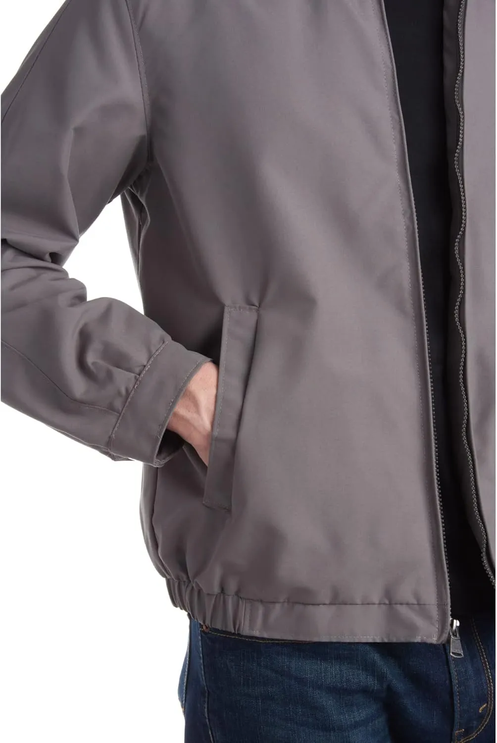 Perry Ellis Golf Jacket  Microfiber Lightweight Jacket Waterproof Full Zip Golf Windbreaker For Men (Sizes S3XL)