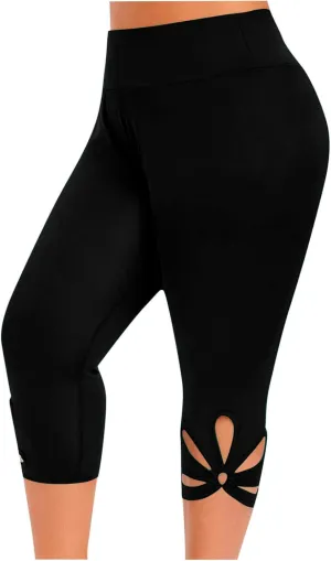 Plus Size Leggings for Women Butt Lifting Leggings Stretch Yoga Pants Soft Pant Capris Leggins Workout Leggings