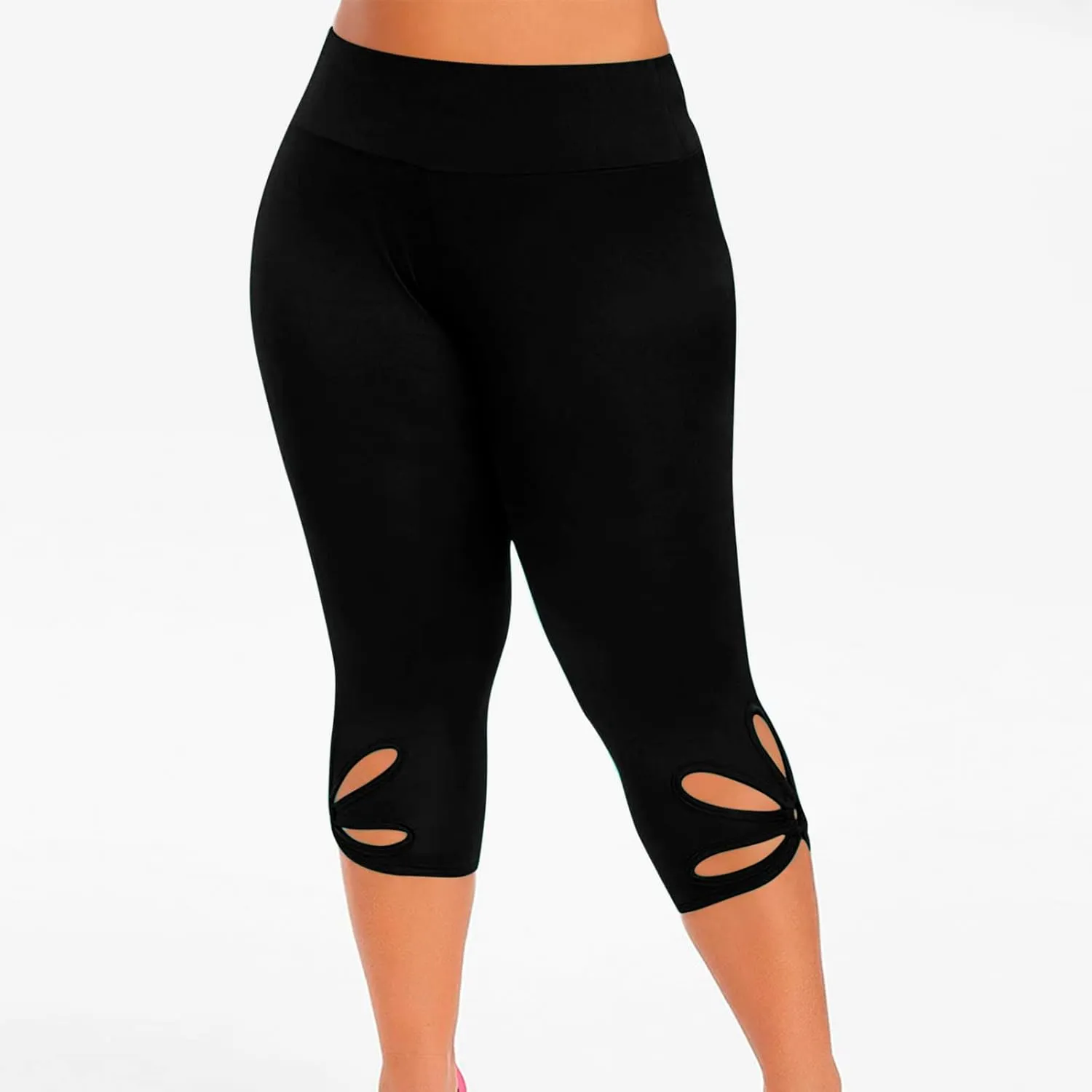 Plus Size Leggings for Women Butt Lifting Leggings Stretch Yoga Pants Soft Pant Capris Leggins Workout Leggings