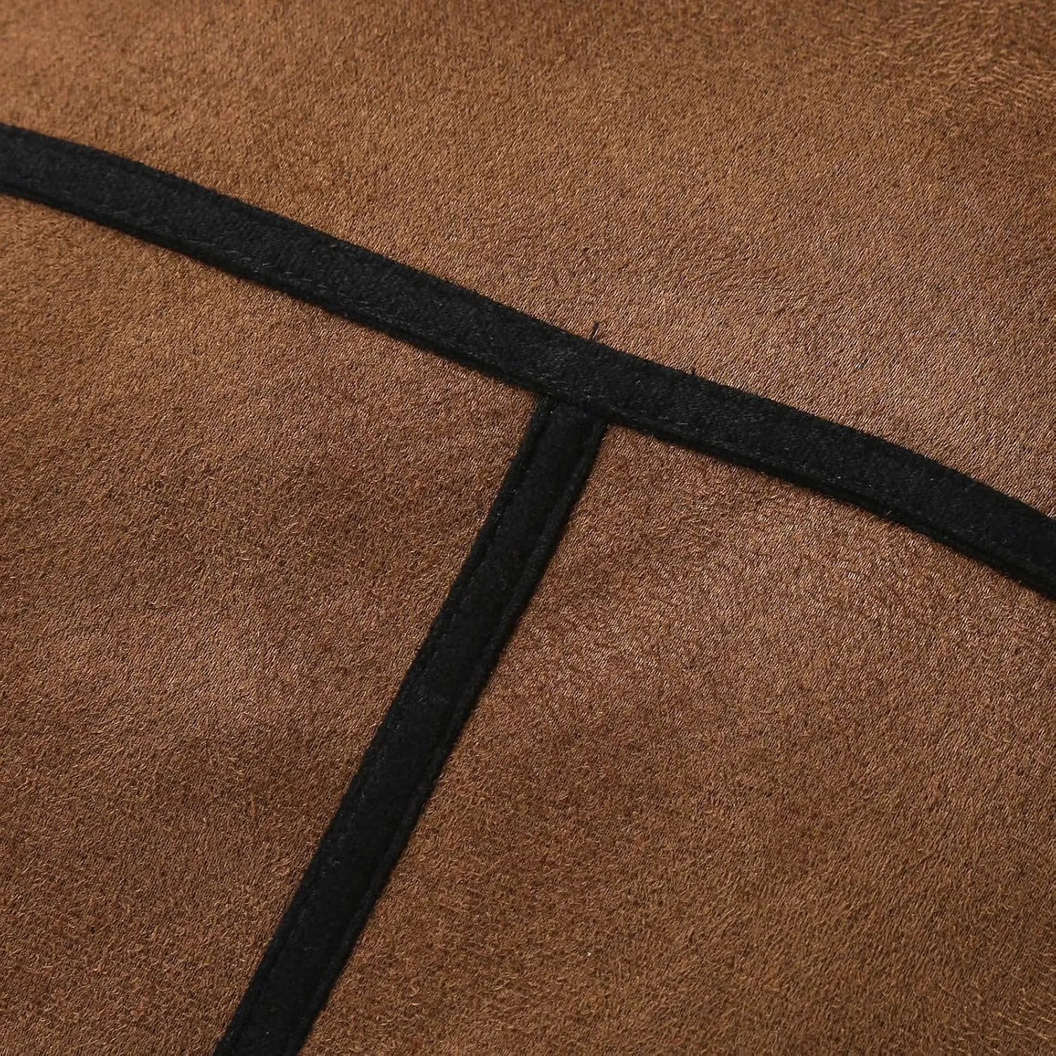 QWENTMTNTY Mens Vintage Sherpa Lined Faux Leather Jacket Heavyweight Plus Size Shearing Suede Coat Winter Bomber Jackets