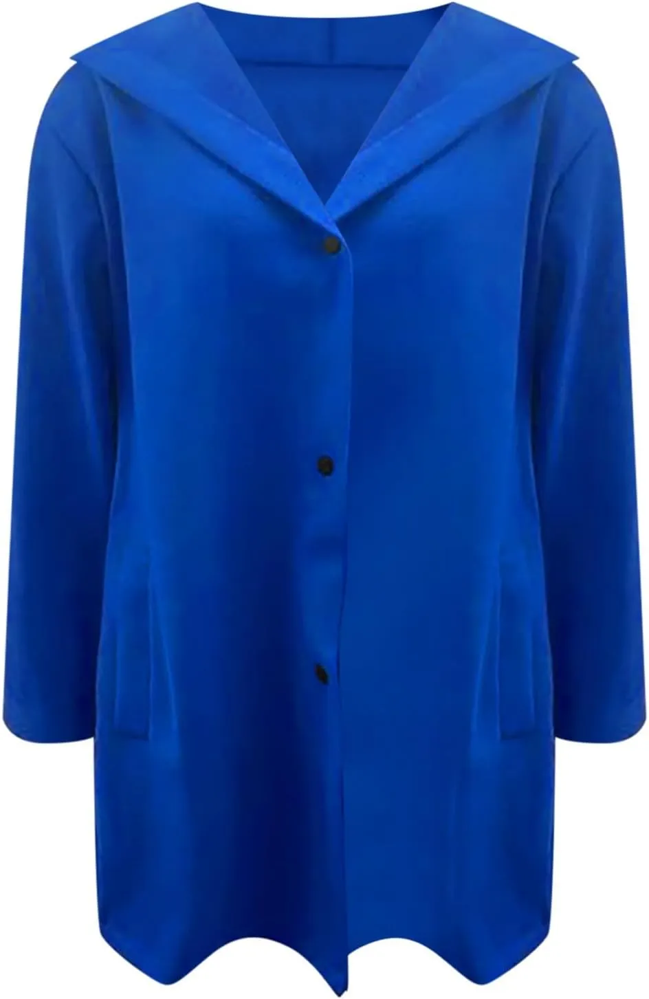 sdbrld Winter Coat for Women Casual Lapel Single Breasted Jacket Trench Coat Long Sleeve Hooded Cardigan Sweater Fall Outfits