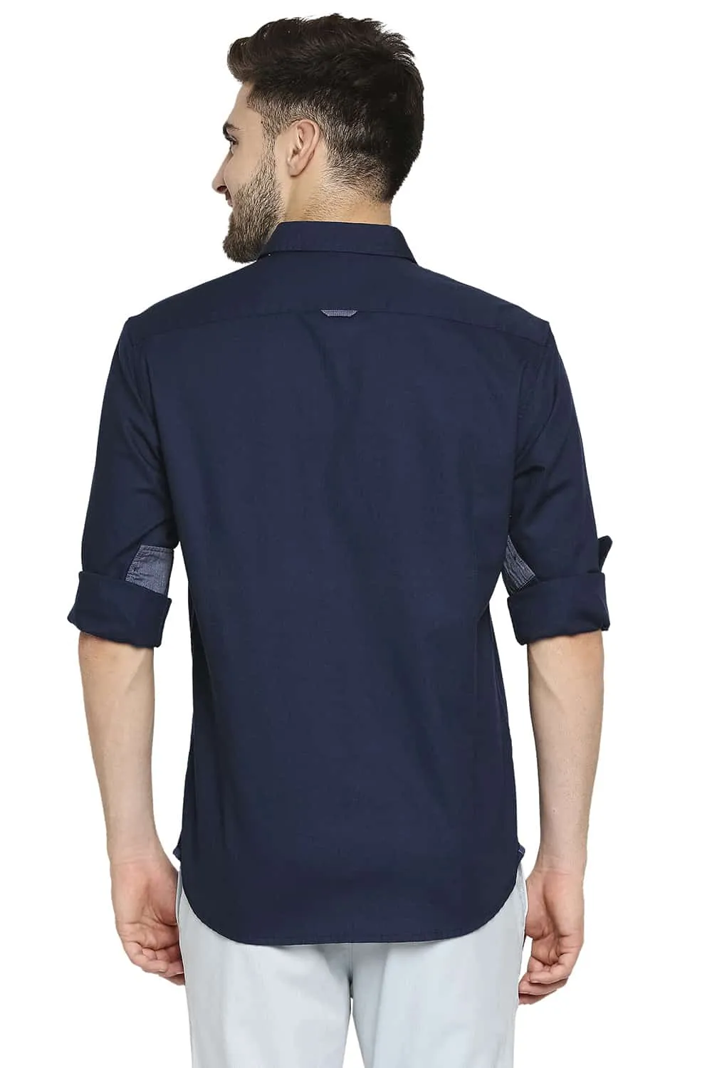 Slim Fit Crepe Shirt