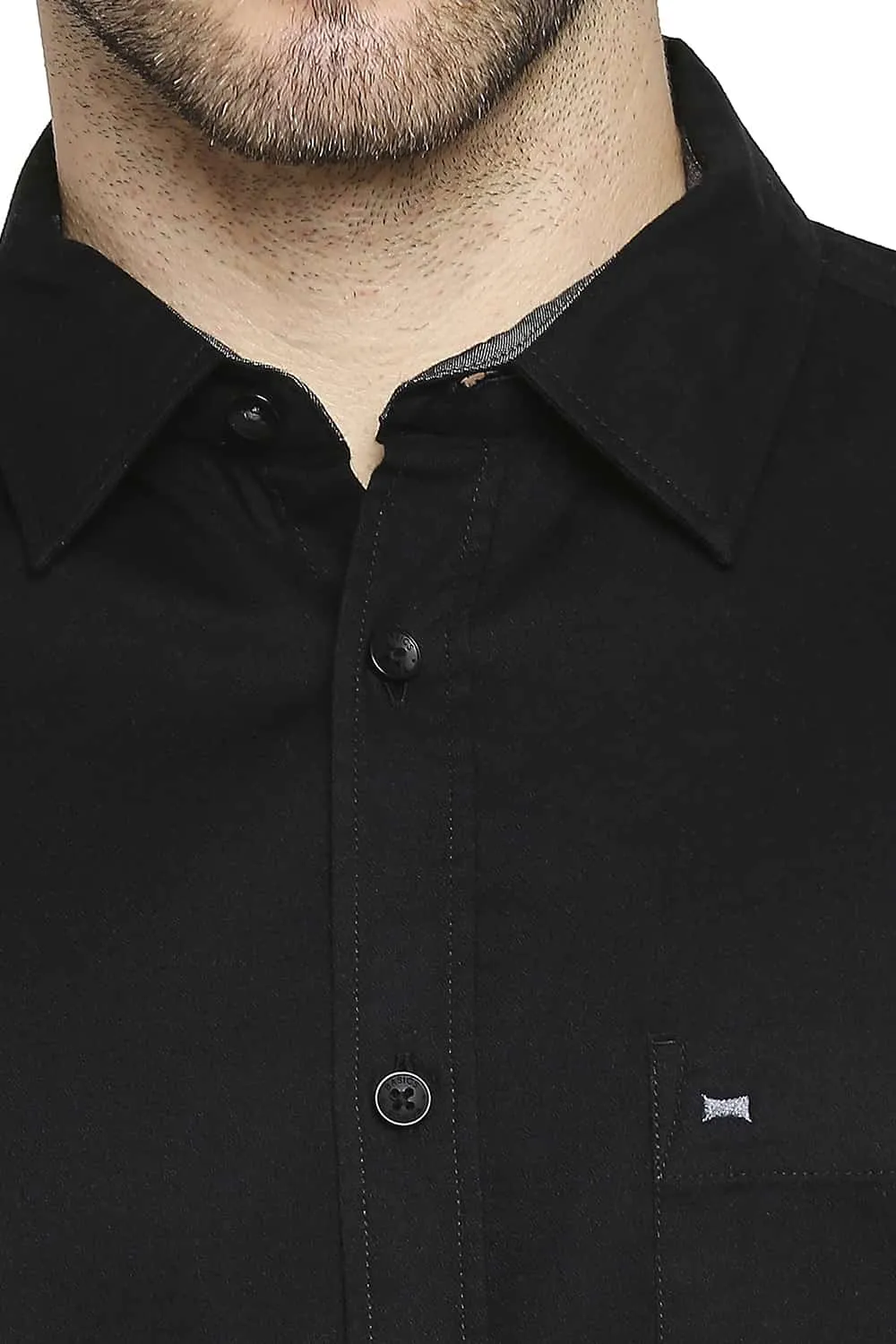 Slim Fit Crepe Shirt