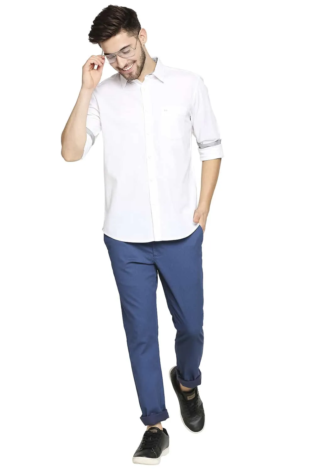 Slim Fit Crepe Shirt