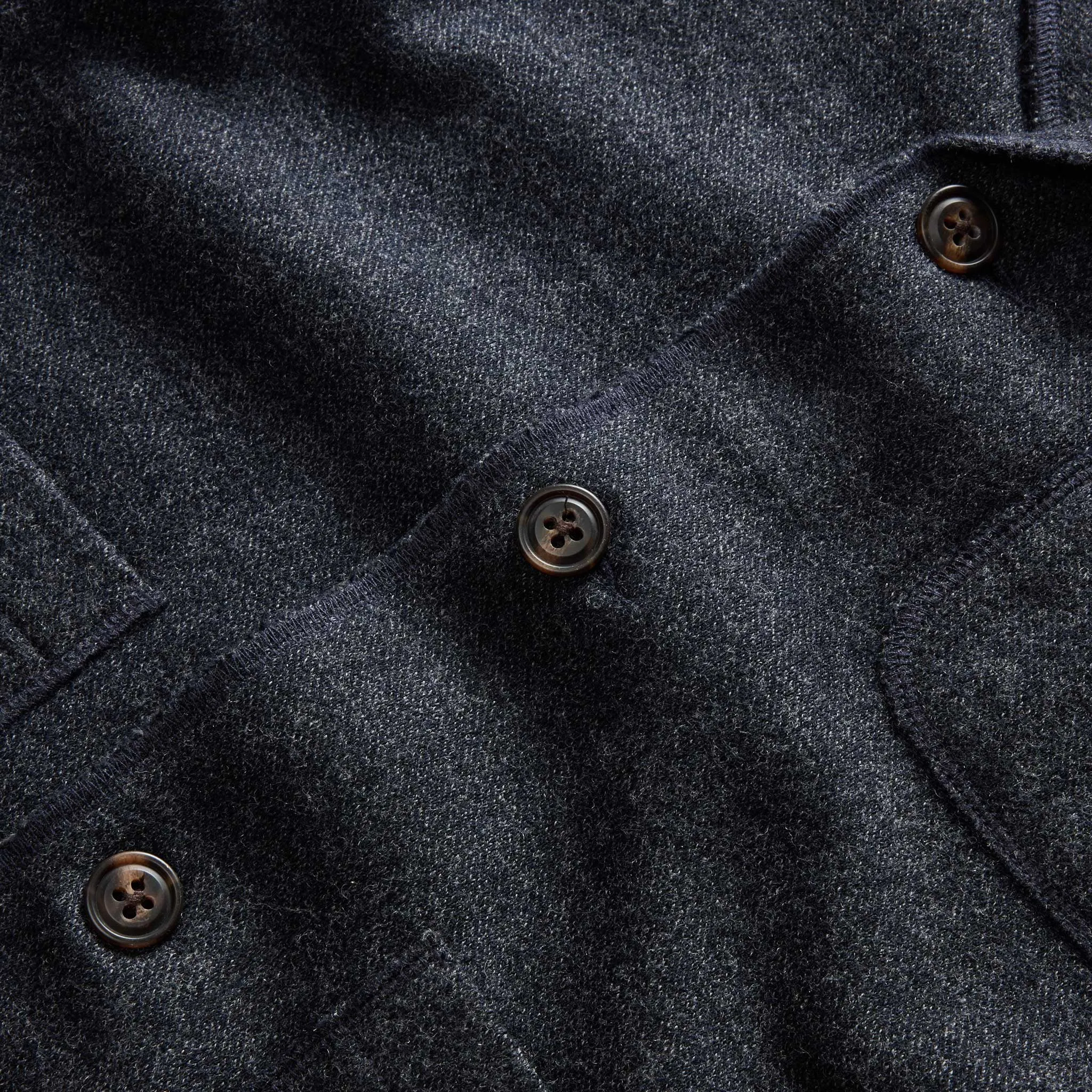 The Evans Blazer in Navy Birdseye Wool