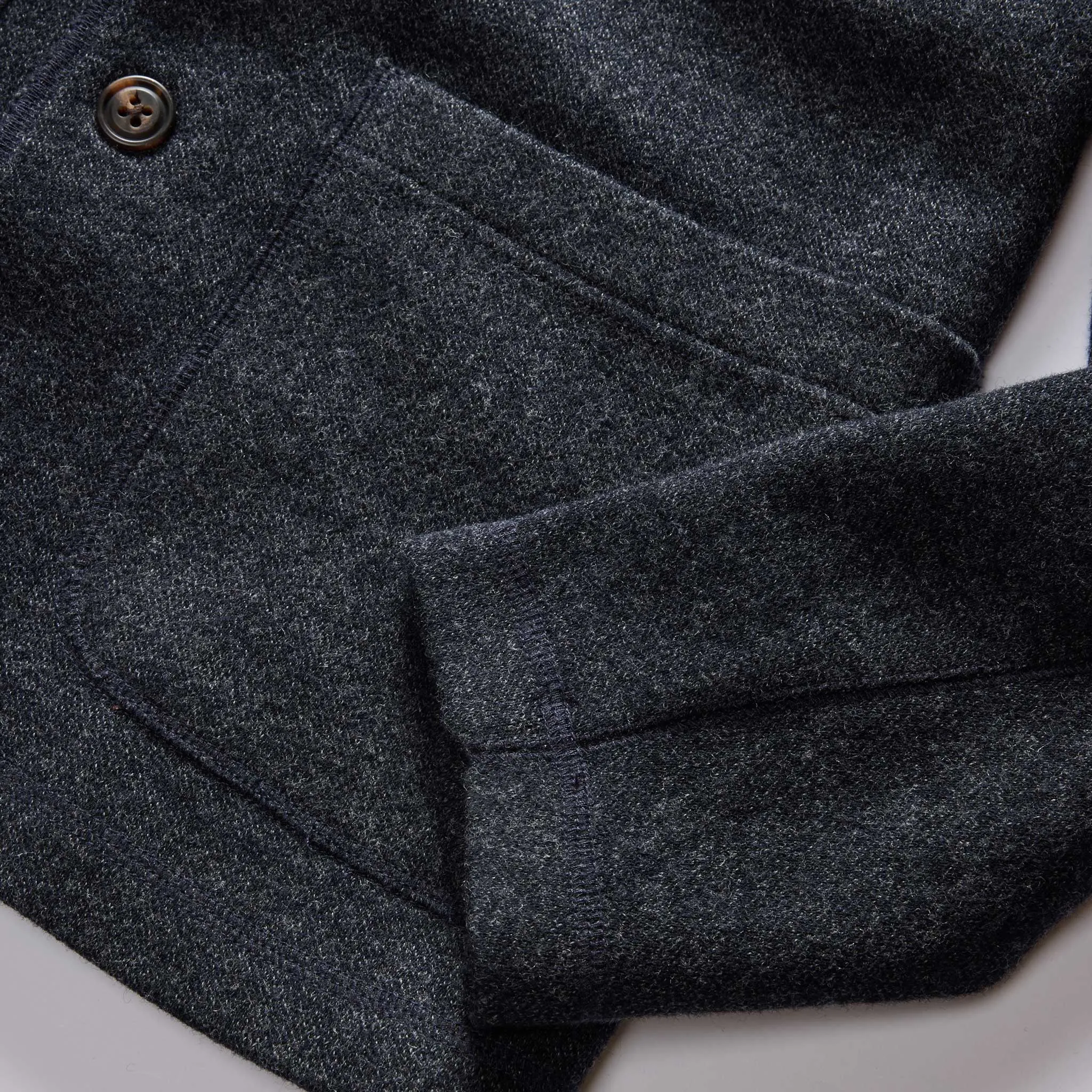The Evans Blazer in Navy Birdseye Wool