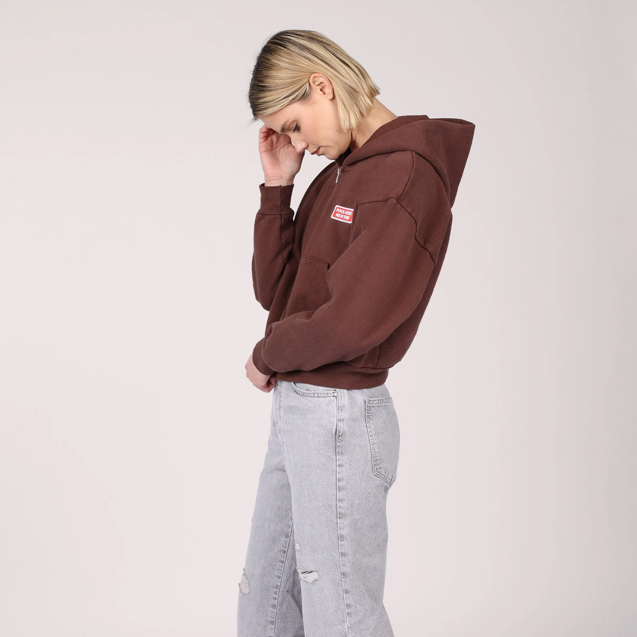 The Mercer Cropped Zip Up