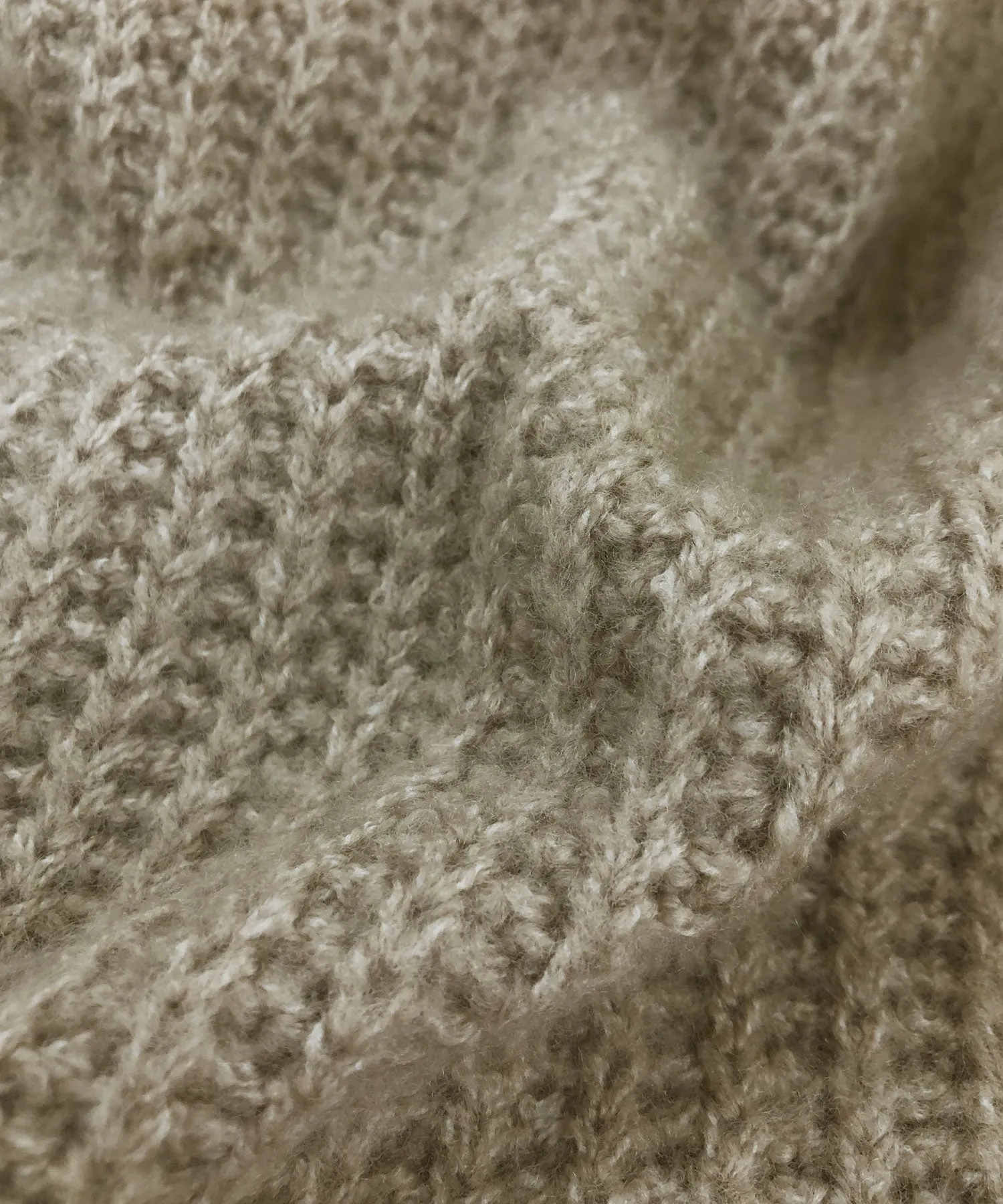 Turtleneck bolero knit
