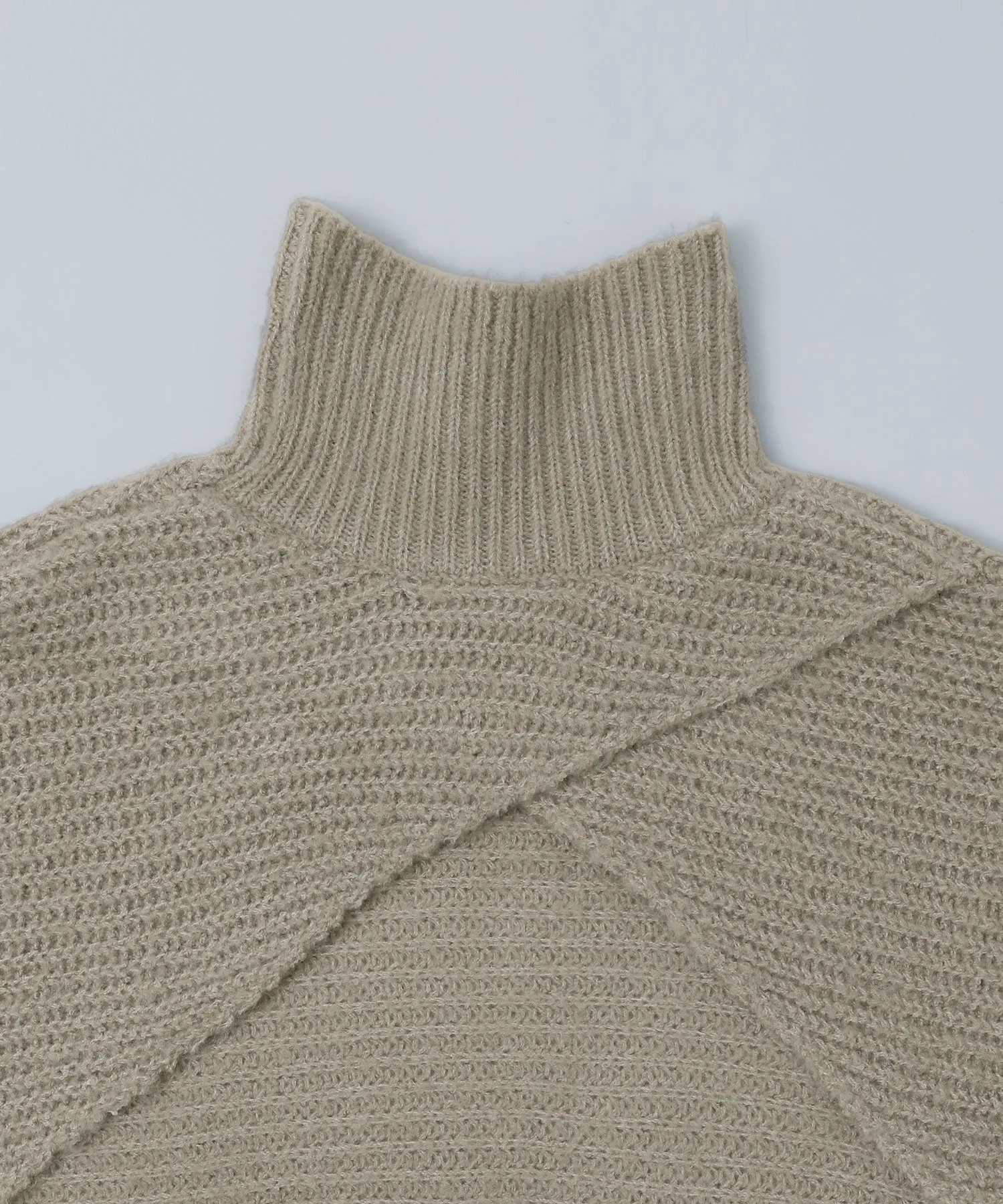 Turtleneck bolero knit