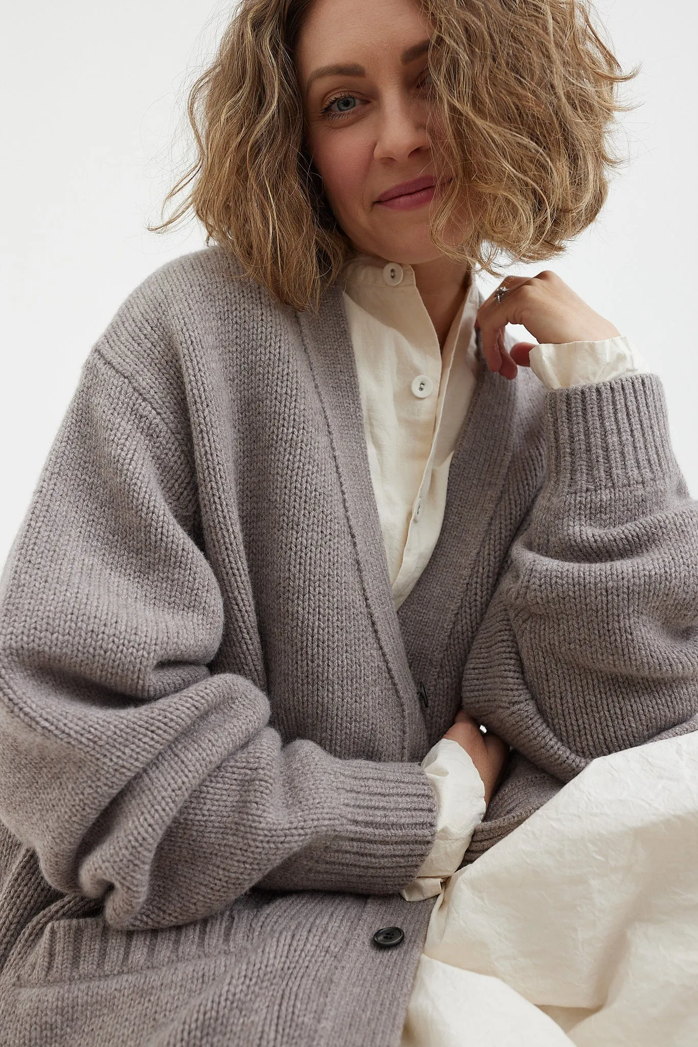 Veritecoeur - Unisex Knit Cardigan - VCK-265U