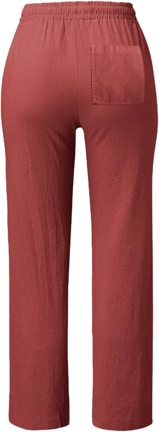 Wide Leg Sweatpants Winter Pretty Work Leggings with Pockets Barrel Pants Flare Leggings