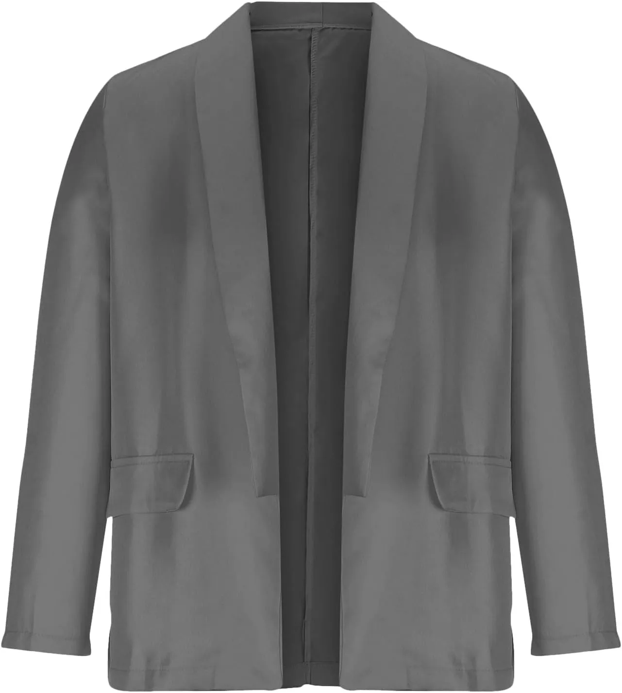 Women Casual Lightweight Blazer Lapel Long Sleeve Cardigan Suits Work Office Blazer Jackets for Daily Work Coat