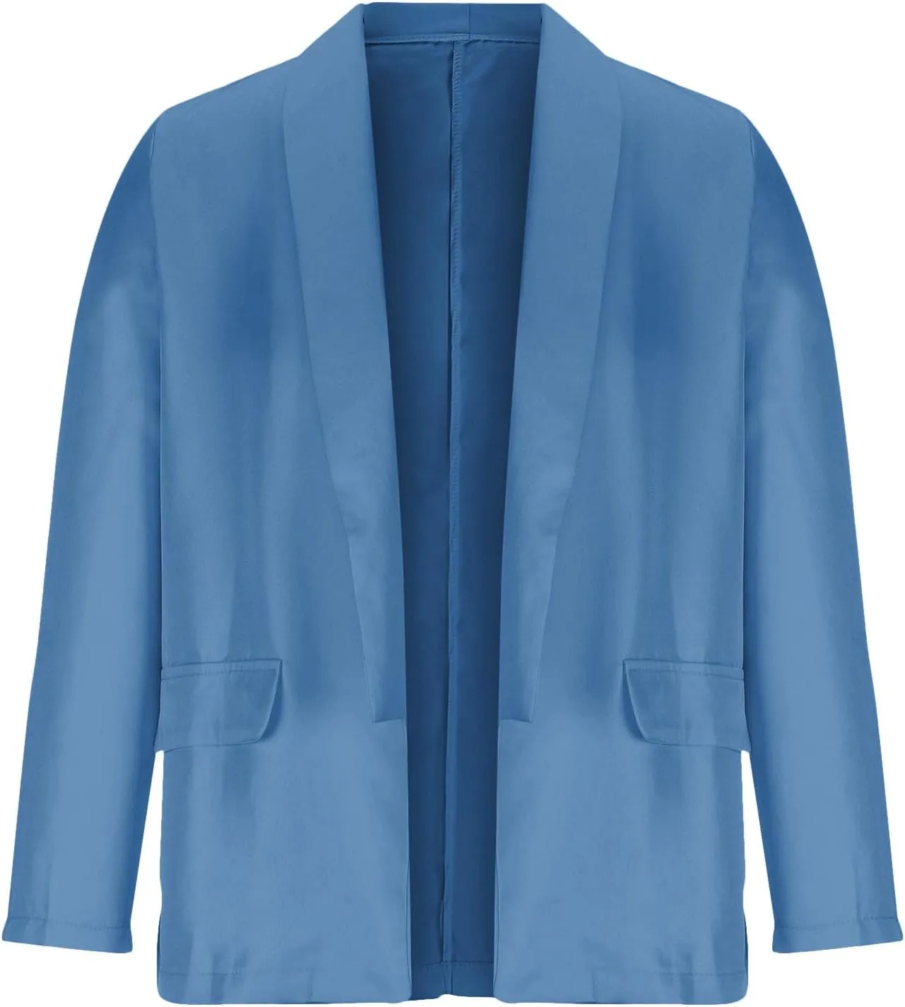 Women Casual Lightweight Blazer Lapel Long Sleeve Cardigan Suits Work Office Blazer Jackets for Daily Work Coat