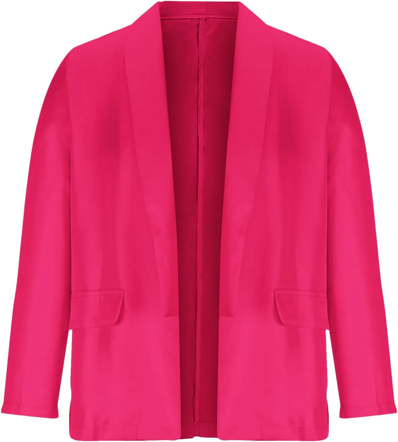 Women Casual Lightweight Blazer Lapel Long Sleeve Cardigan Suits Work Office Blazer Jackets for Daily Work Coat