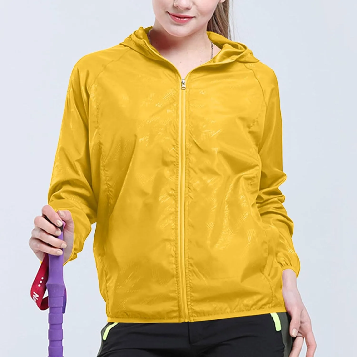 Women Men Windproof Jacket Outdoor Bicycle Sports Quick Dry Windbreaker Coat Waterproof Sunshade Sun Proof Coats