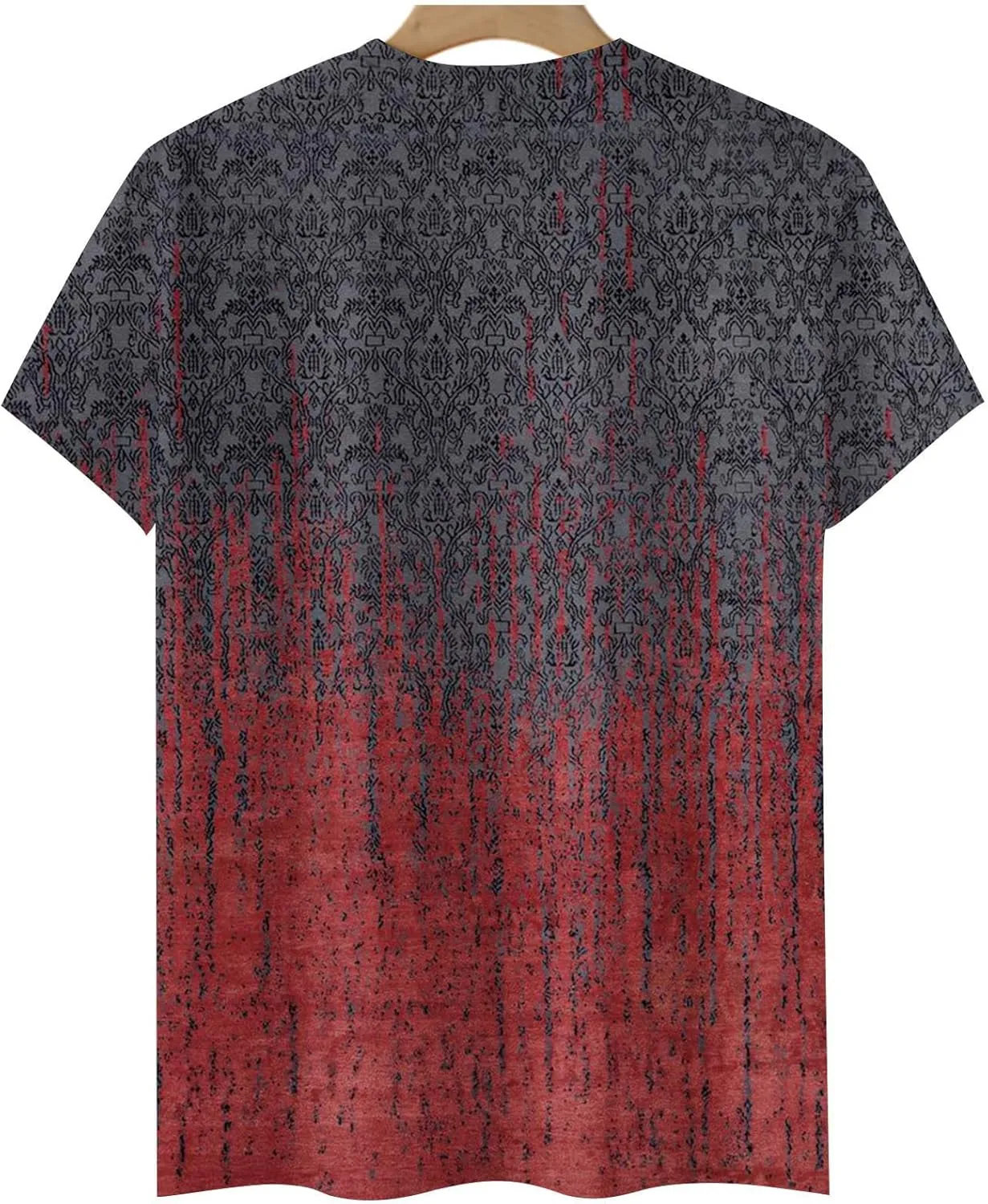 Women's fashionable round-neck printed loose pullovers Womens Shirts Summer Womens Shirts Casual