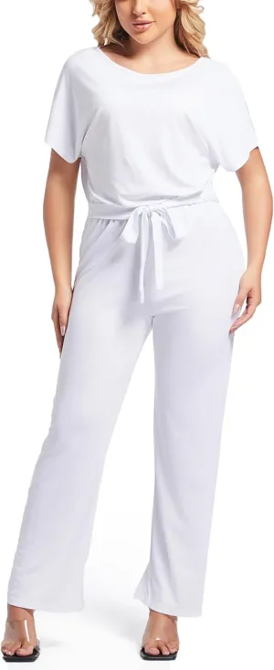 Womens Jumpsuits Dressy Jumpsuits for Women Dressy Rompers Pant Suits Wide Leg Formal Jumpsuits for Women Elegant Outfits