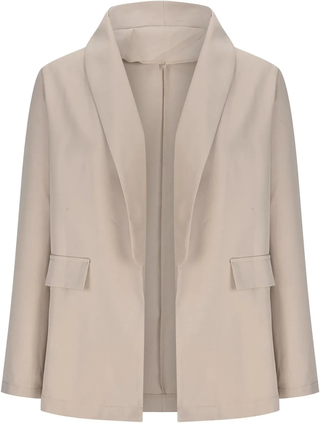 Womens Ladies Blazers Turn Down Collar Blazer Jacket Long Sleeve Coat Outerwear Business Casual Suit Coat