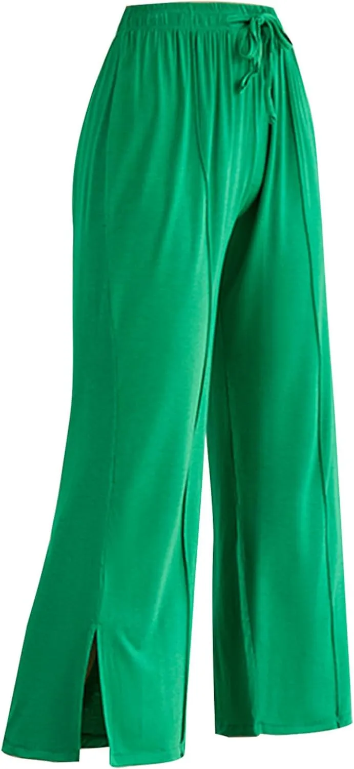 Womens Leggings Track Gym Yoga Pants Leggings Stockings for Women High Cut Flare Wide Leg Summer Fall Leggings 2025