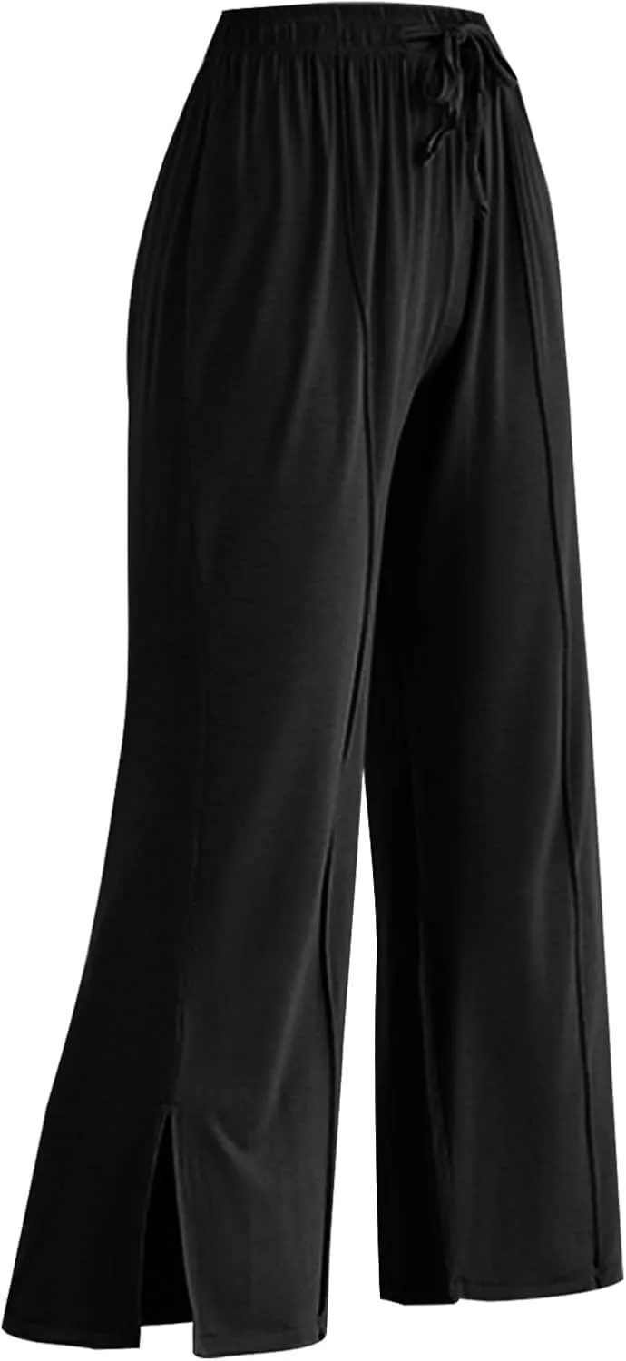 Womens Leggings Track Gym Yoga Pants Leggings Stockings for Women High Cut Flare Wide Leg Summer Fall Leggings 2025