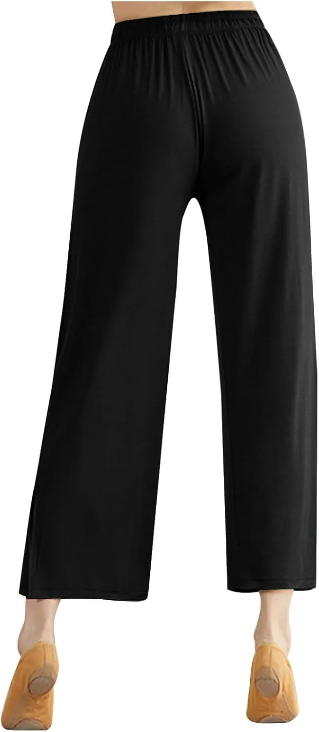 Womens Leggings Track Gym Yoga Pants Leggings Stockings for Women High Cut Flare Wide Leg Summer Fall Leggings 2025