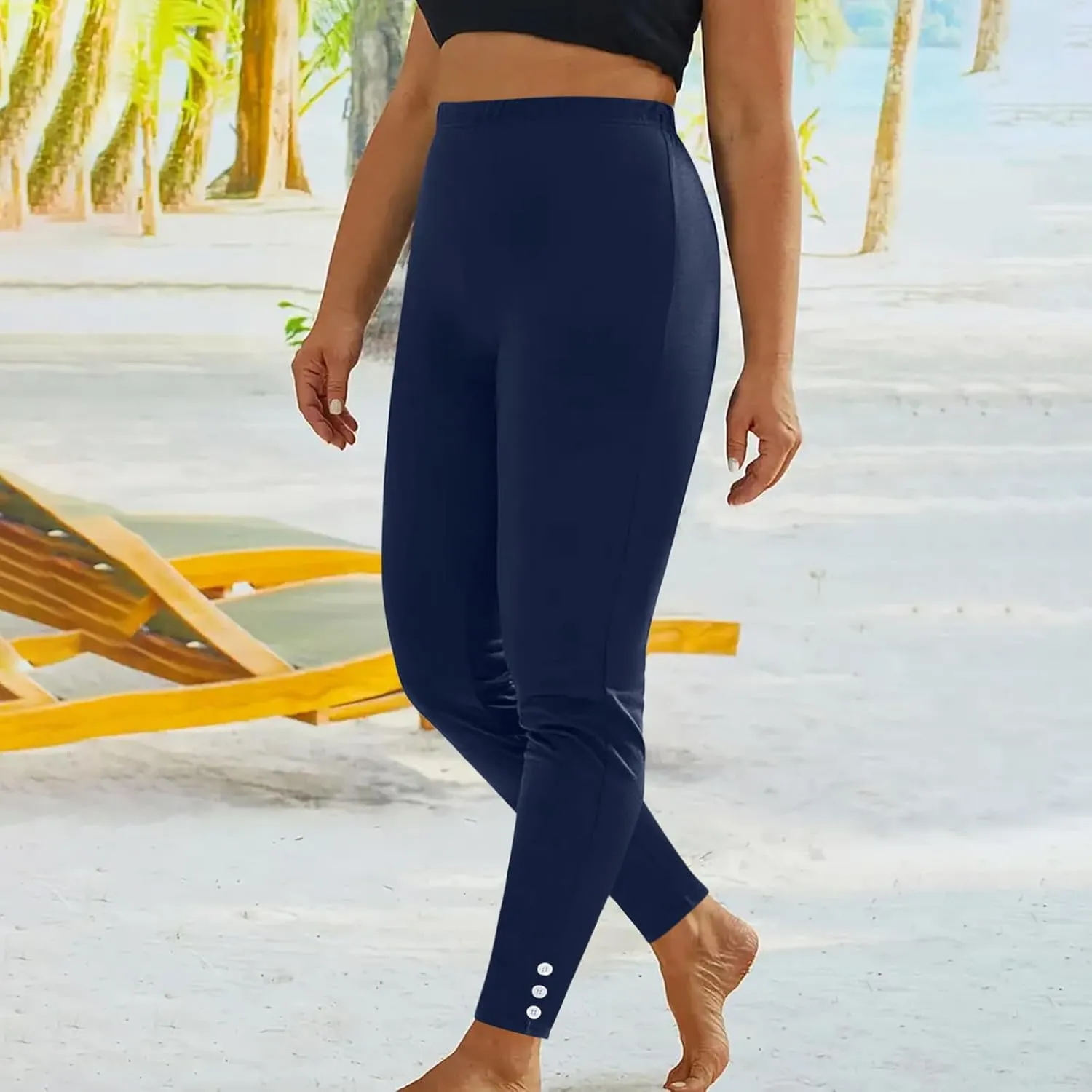 Womens Leggings Tummy Control Sports Pants High Waist Stretch Leggings Hiking Running Pants Womens Yoga Leggings Tall