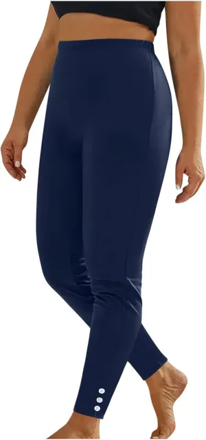 Womens Leggings Tummy Control Sports Pants High Waist Stretch Leggings Hiking Running Pants Womens Yoga Leggings Tall