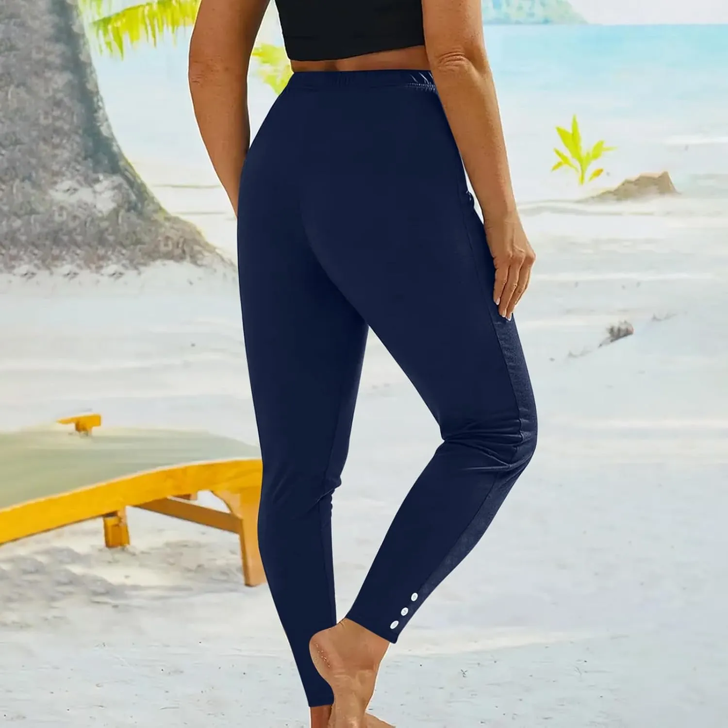 Womens Leggings Tummy Control Sports Pants High Waist Stretch Leggings Hiking Running Pants Womens Yoga Leggings Tall