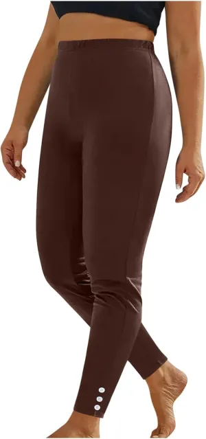 Womens Leggings Tummy Control Sports Pants High Waist Stretch Leggings Hiking Running Pants Womens Yoga Leggings Tall