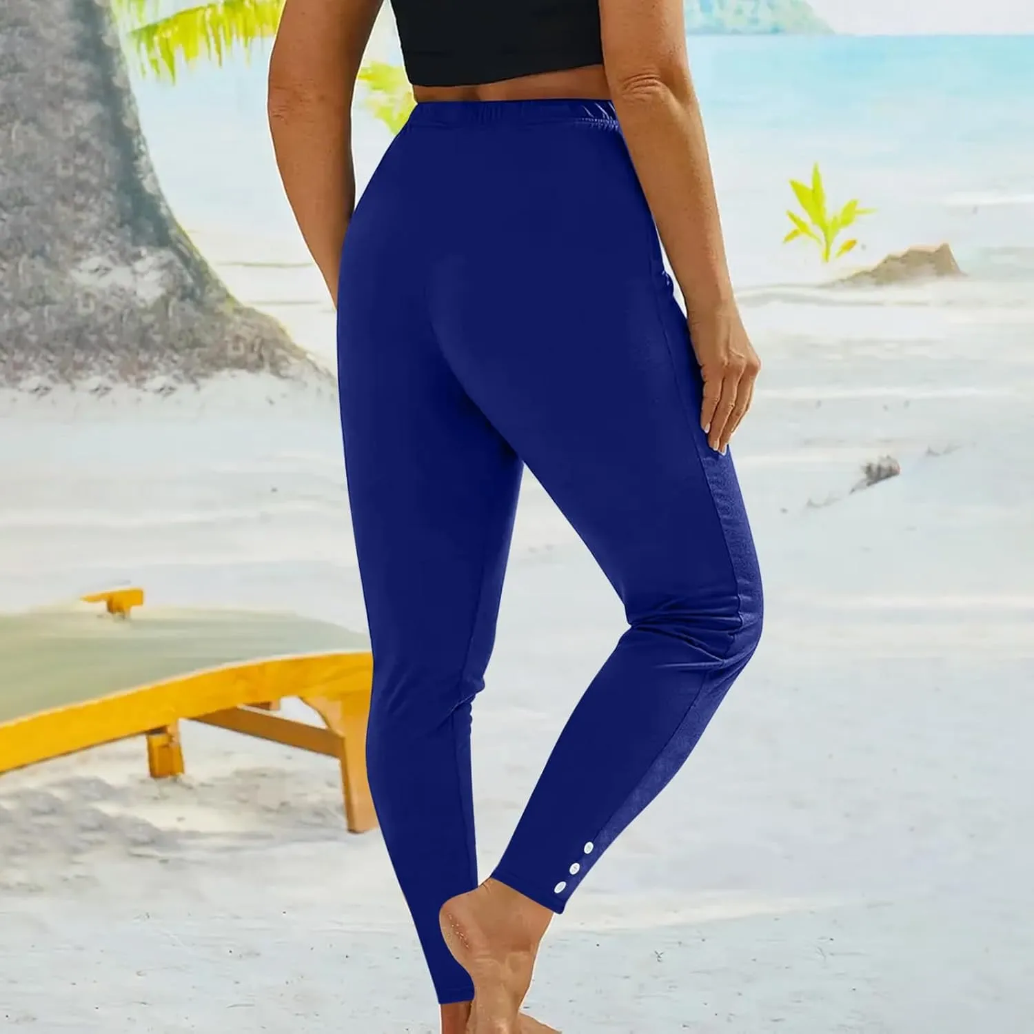 Womens Leggings Tummy Control Sports Pants High Waist Stretch Leggings Hiking Running Pants Womens Yoga Leggings Tall