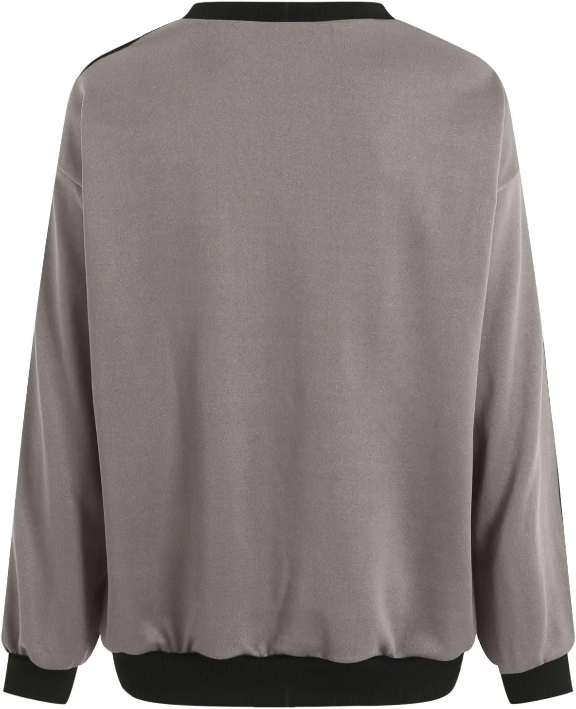 Womens Oversized Sweatshirts Crewneck Color Block Casual Long Sleeve Pullover Tops Fall Fashion Clothes 2024