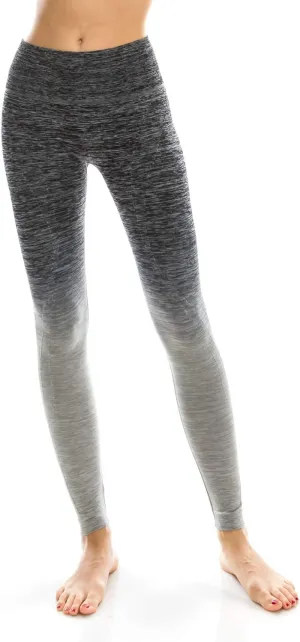 Workout Leggings - Two Tone Yoga Leggings - Full Length & Crop Capri Styles