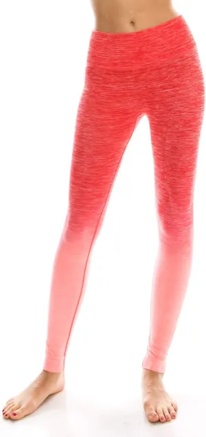 Workout Leggings - Two Tone Yoga Leggings - Full Length & Crop Capri Styles