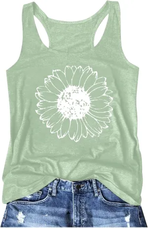 Workout Tank Tops Woman Ladies Tops Tank Tops Adult Girls Summer Beach Funny Graphic Racerback Tanks Vest Sayings