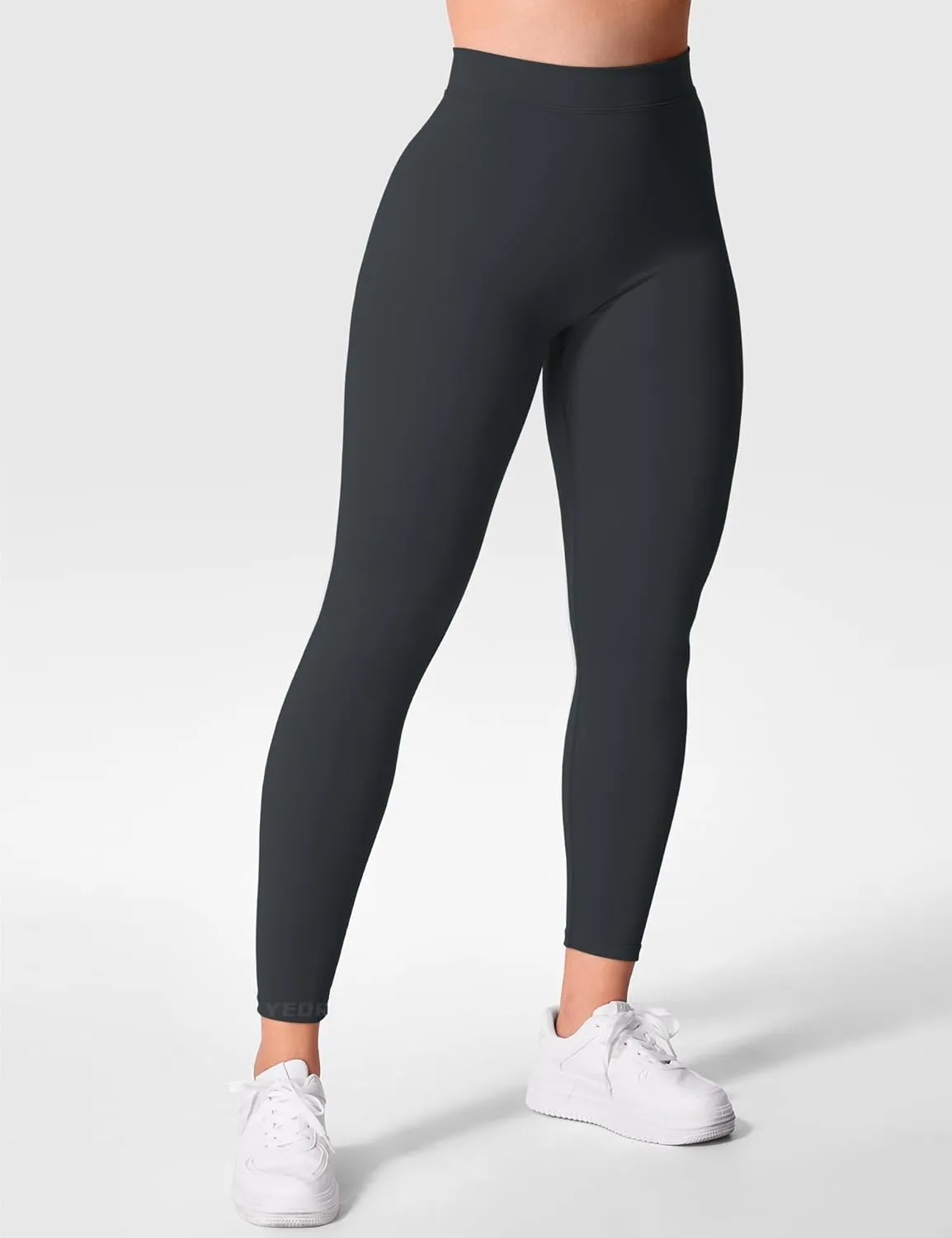 YEOREO Gym Leggings for Women V Back Workout Leggings Scrunch Butt Lifting Leggings for Women High Waist Yoga Pants Daze