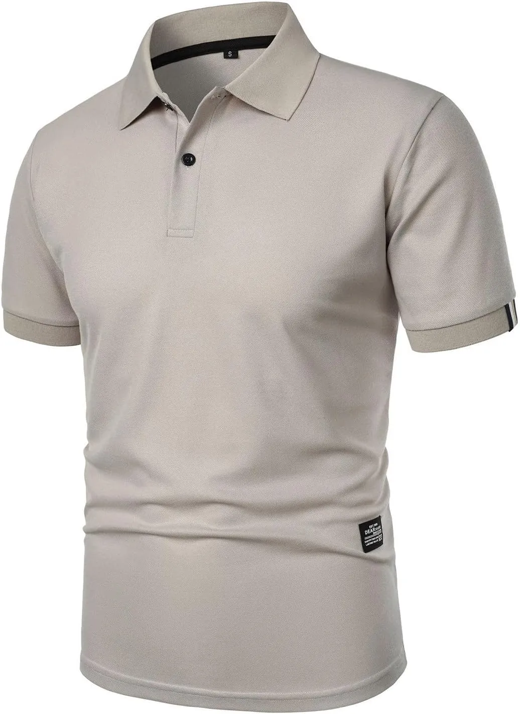 Ymosrh Men's Polo Shirts Golf Short Sleeve Summer Buttons Business Casual Collar T-Shirt Casual, S-3XL